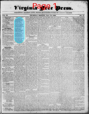 Page thumbnail for Virginia Free Press