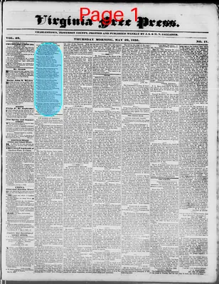 Page thumbnail for Virginia Free Press