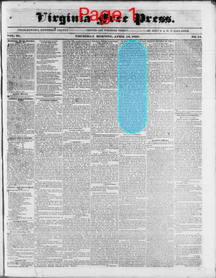 Page thumbnail for Virginia Free Press