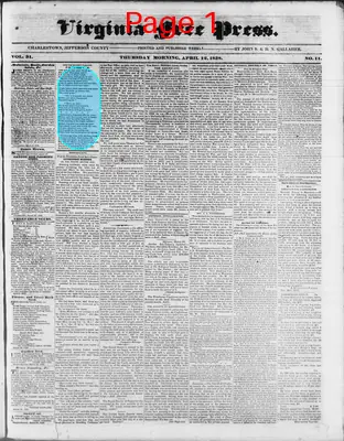Page thumbnail for Virginia Free Press