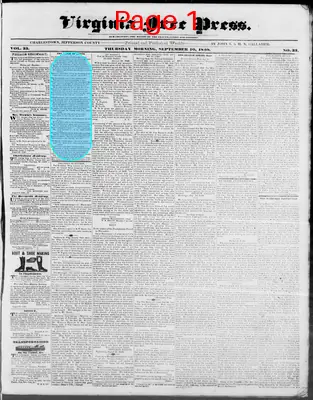 Page thumbnail for Virginia Free Press