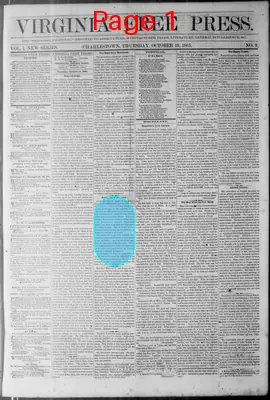 Page thumbnail for Virginia Free Press