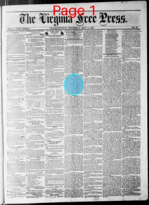 Page thumbnail for Virginia Free Press