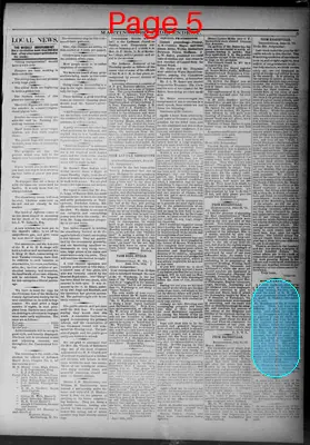 Page thumbnail for Martinsburg Weekly Independent