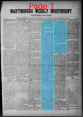 Page thumbnail for Martinsburg Weekly Independent