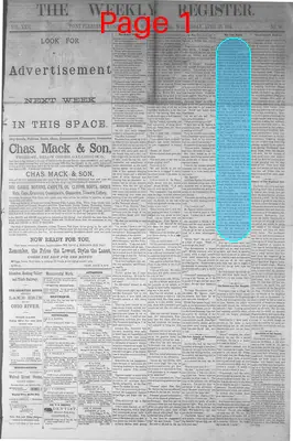 Page thumbnail for The Weekly Register