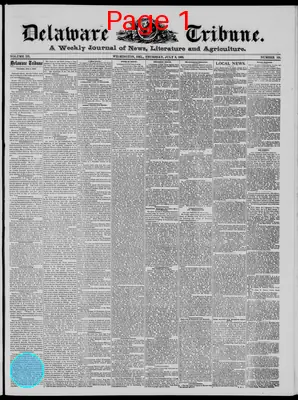 Page thumbnail for Delaware Tribune
