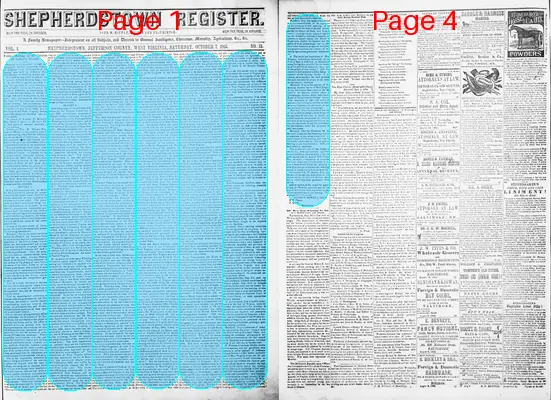 Page thumbnail for Shepherdstown Register