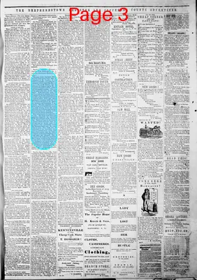 Page thumbnail for Shepherdstown Register