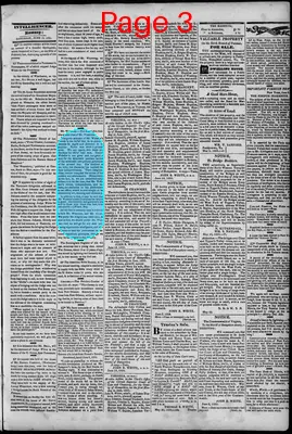 Page thumbnail for South Branch Intelligencer