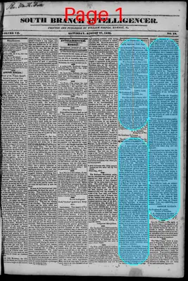 Page thumbnail for South Branch Intelligencer