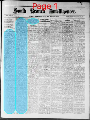 Page thumbnail for South Branch Intelligencer