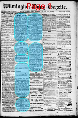 Page thumbnail for Wilmington Daily Gazette