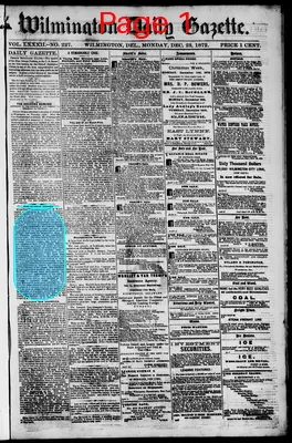 Page thumbnail for Wilmington Daily Gazette