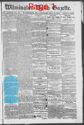 Page thumbnail for Wilmington Daily Gazette