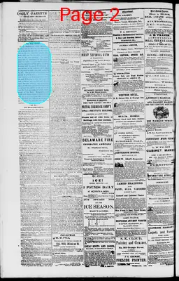 Page thumbnail for Wilmington Daily Gazette