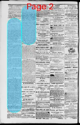 Page thumbnail for Wilmington Daily Gazette