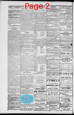 Page thumbnail for Wilmington Daily Gazette