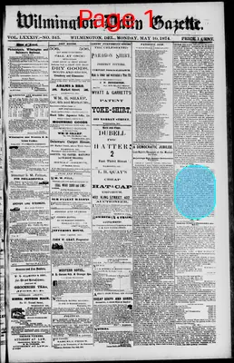 Page thumbnail for Wilmington Daily Gazette