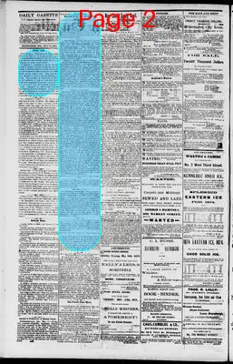 Page thumbnail for Wilmington Daily Gazette