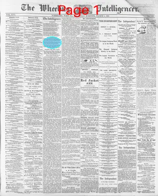 Page thumbnail for The Wheeling Daily Intelligencer
