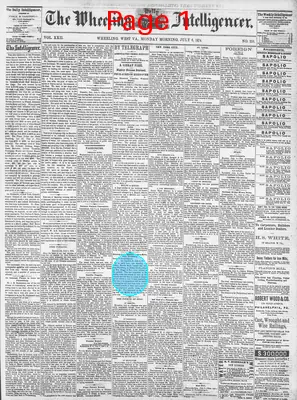 Page thumbnail for The Wheeling Daily Intelligencer