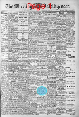 Page thumbnail for The Wheeling Daily Intelligencer