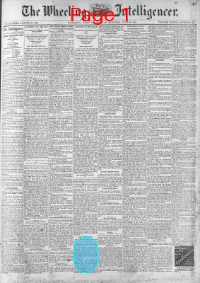 Page thumbnail for The Wheeling Daily Intelligencer