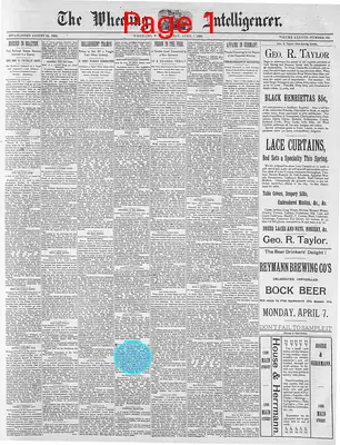 Page thumbnail for The Wheeling Daily Intelligencer