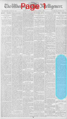 Page thumbnail for The Wheeling Daily Intelligencer