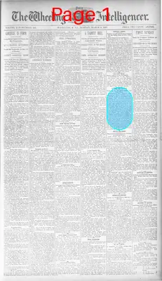 Page thumbnail for The Wheeling Daily Intelligencer