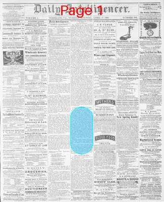 Page thumbnail for Daily Intelligencer