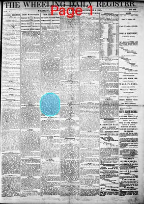 Page thumbnail for The Wheeling Daily Register