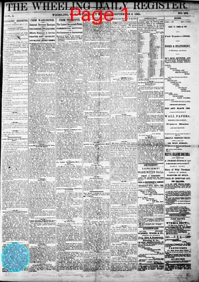Page thumbnail for The Wheeling Daily Register