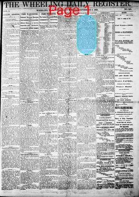 Page thumbnail for The Wheeling Daily Register
