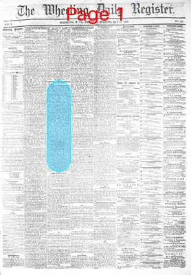 Page thumbnail for The Wheeling Daily Register