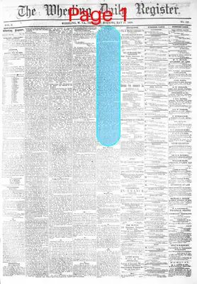 Page thumbnail for The Wheeling Daily Register