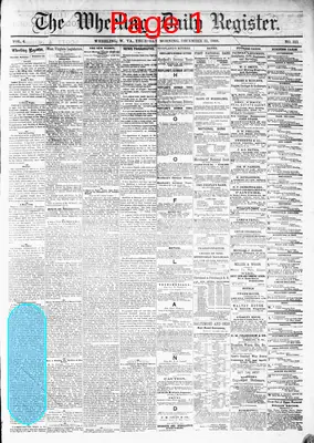 Page thumbnail for The Wheeling Daily Register
