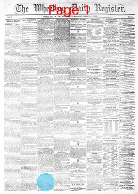 Page thumbnail for The Wheeling Daily Register