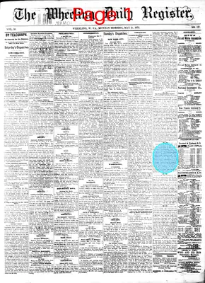 Page thumbnail for The Wheeling Daily Register