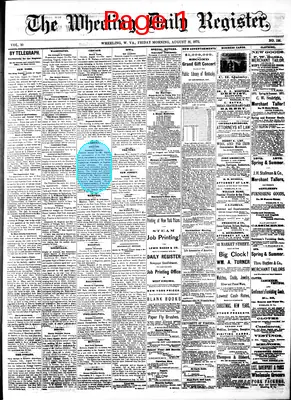 Page thumbnail for The Wheeling Daily Register