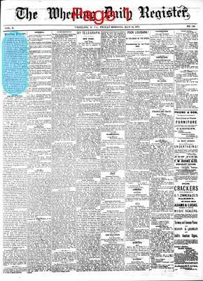 Page thumbnail for The Wheeling Daily Register