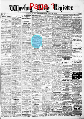 Page thumbnail for The Wheeling Daily Register