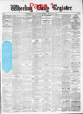 Page thumbnail for The Wheeling Daily Register