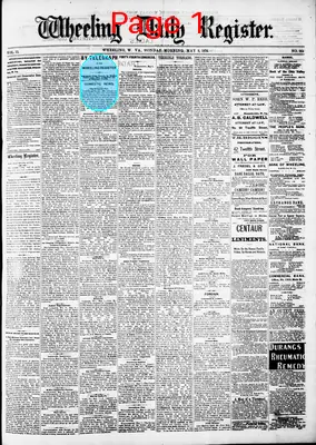 Page thumbnail for The Wheeling Daily Register