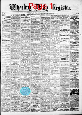 Page thumbnail for The Wheeling Daily Register