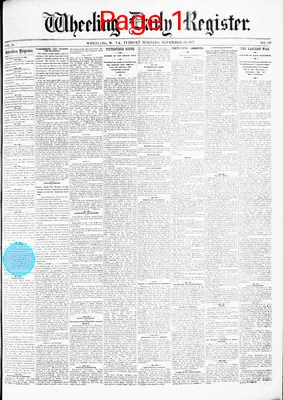Page thumbnail for The Wheeling Daily Register