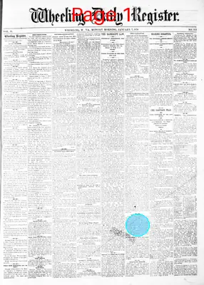 Page thumbnail for The Wheeling Daily Register
