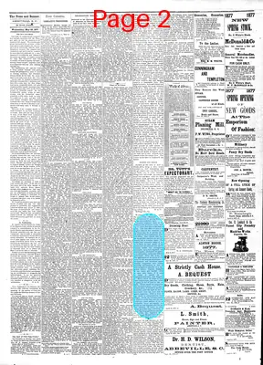 Page thumbnail for The Abbeville Press And Banner