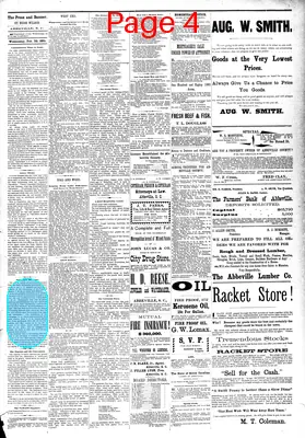 Page thumbnail for The Abbeville Press And Banner